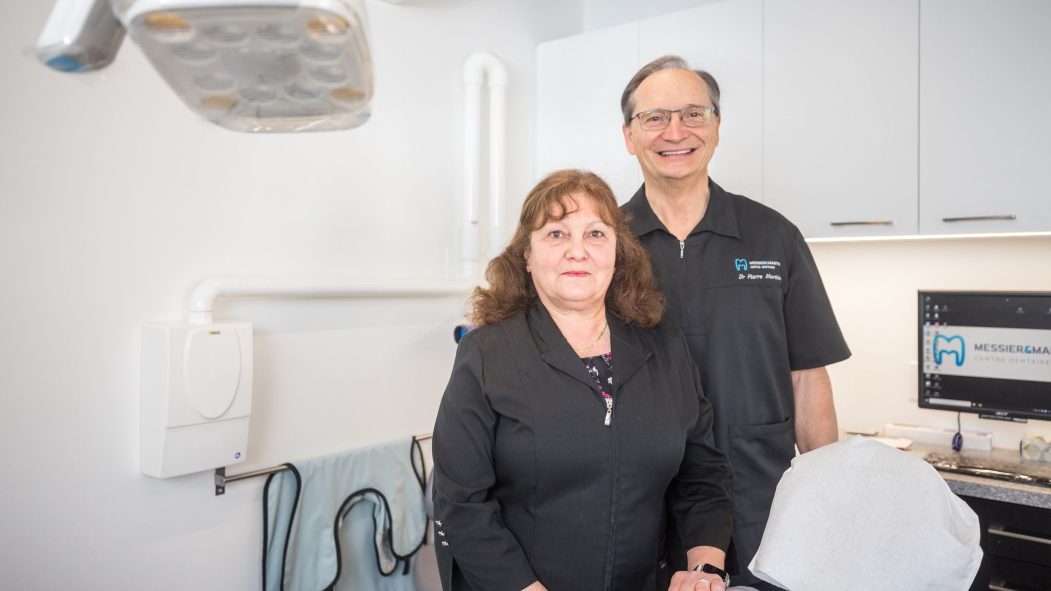 Louise Messier et Pierre Martin sont copropriétaires du Le Centre dentaire Messier & Martin.