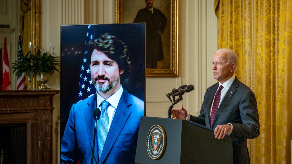Justin Trudeau et Joe Biden