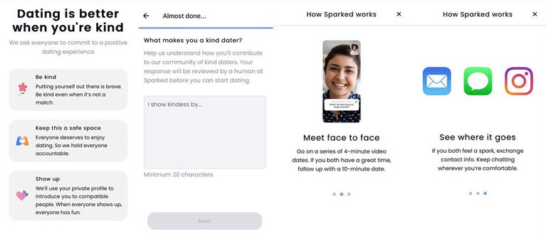 aper&ccedil;u fonctionnalit&eacute; rencontre speed dating facebook sparked