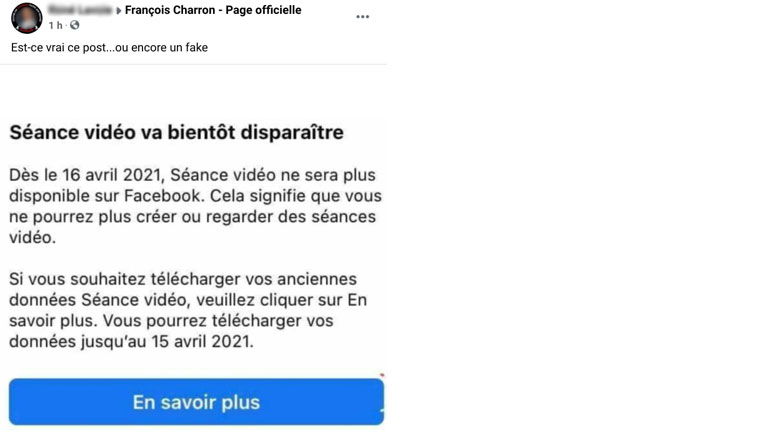 aper&ccedil;u notification fin existence facebook watch party