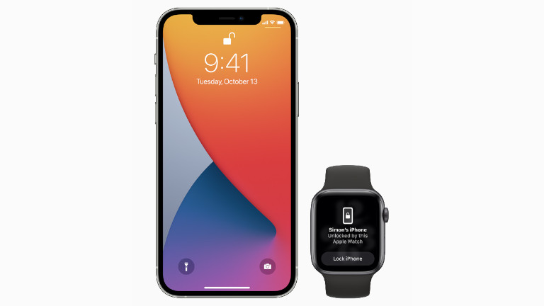 Apple Watch d&eacute;verrouiller iPhone iOS 14.5