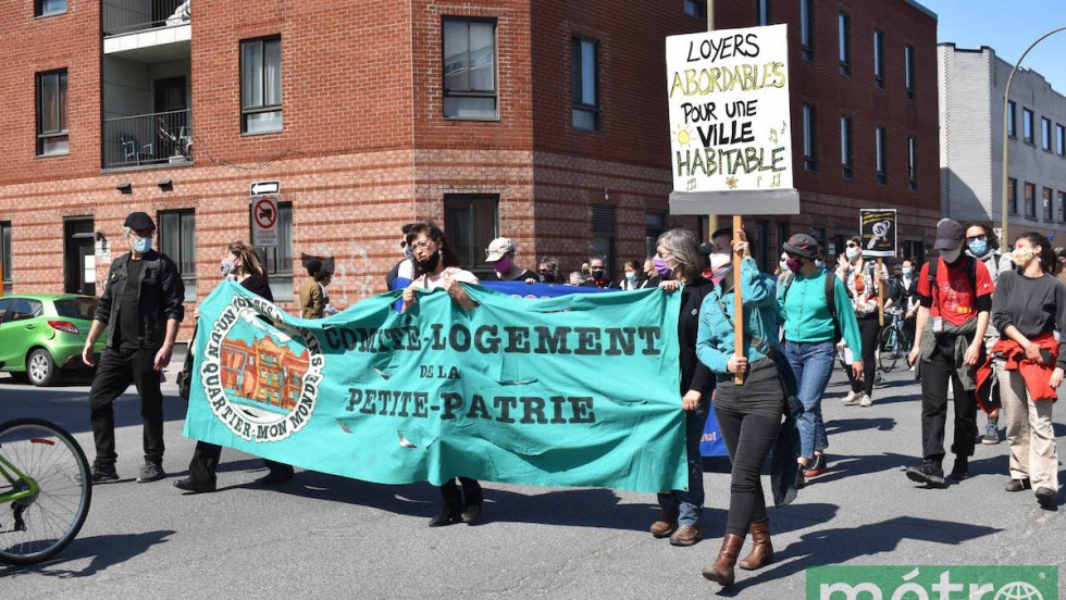 Manifestation pour le logement abordable