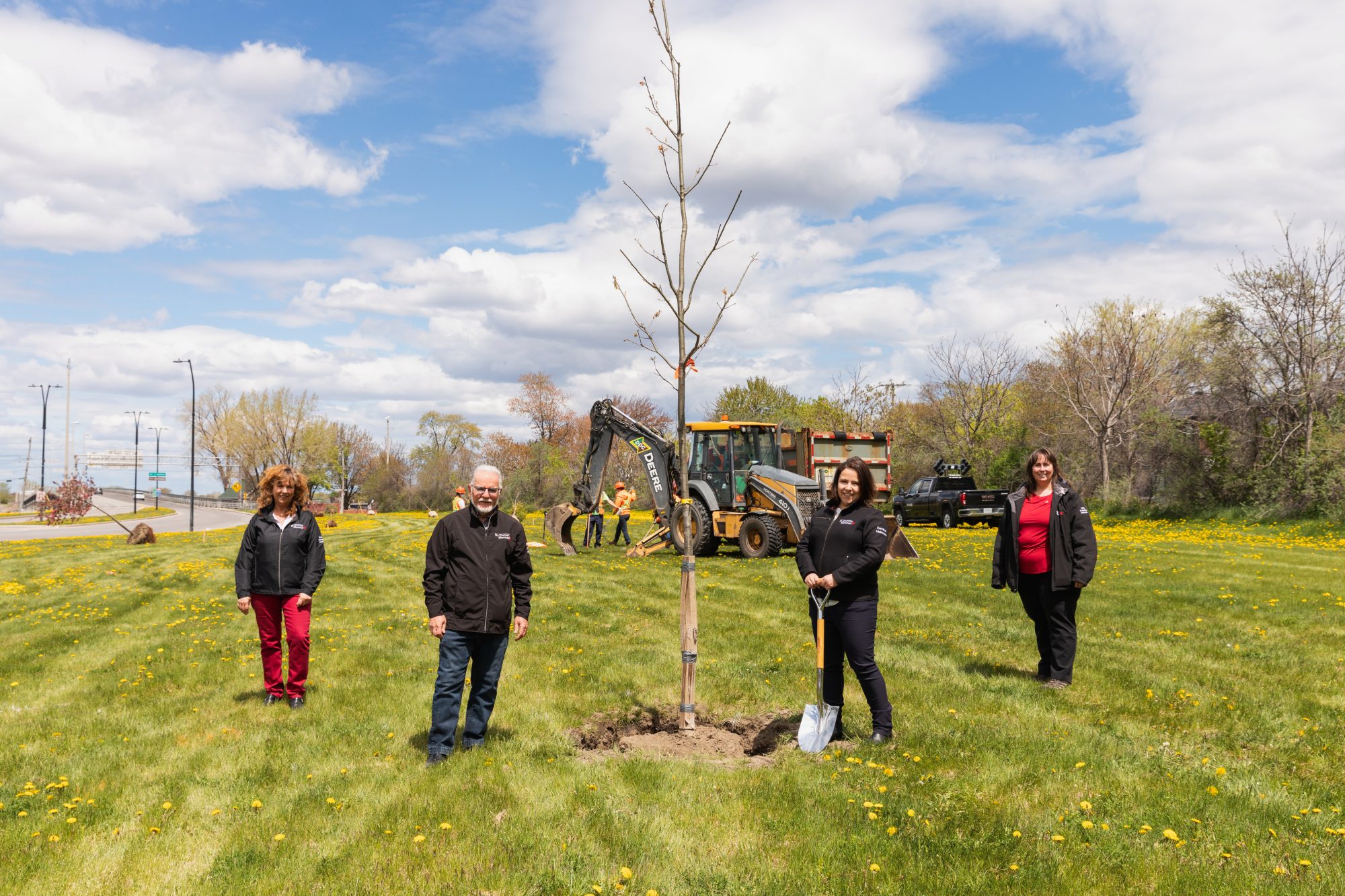 Inauguration du plan de verdissement à la Pointe-de-l’Île