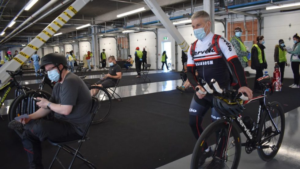 Clinique de vaccination au circuit Gilles-Villeneuve