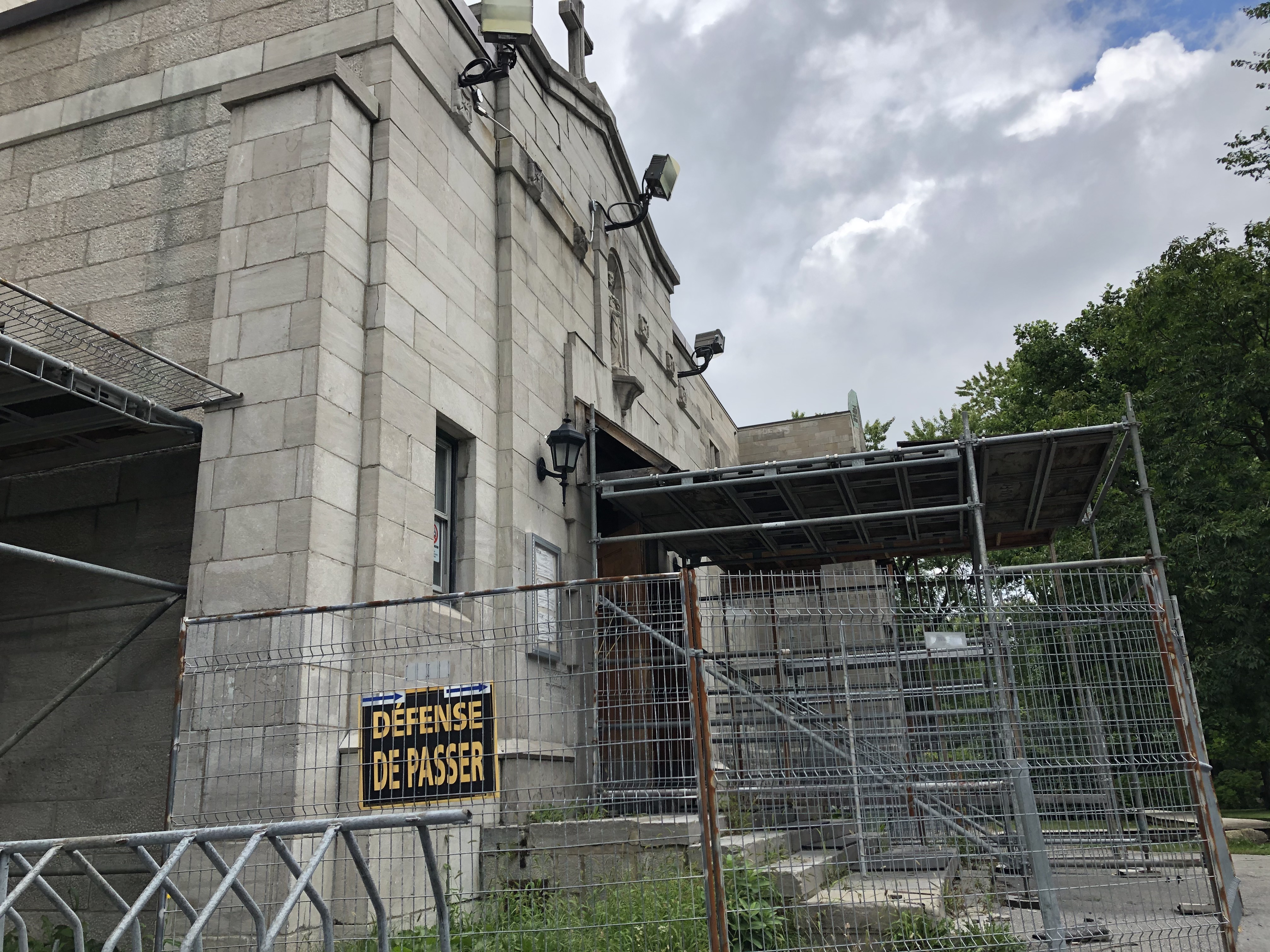 École Sophie-Barat en travaux