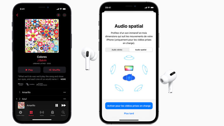 apple music audio spatial lossless audio disponible tous abonnés