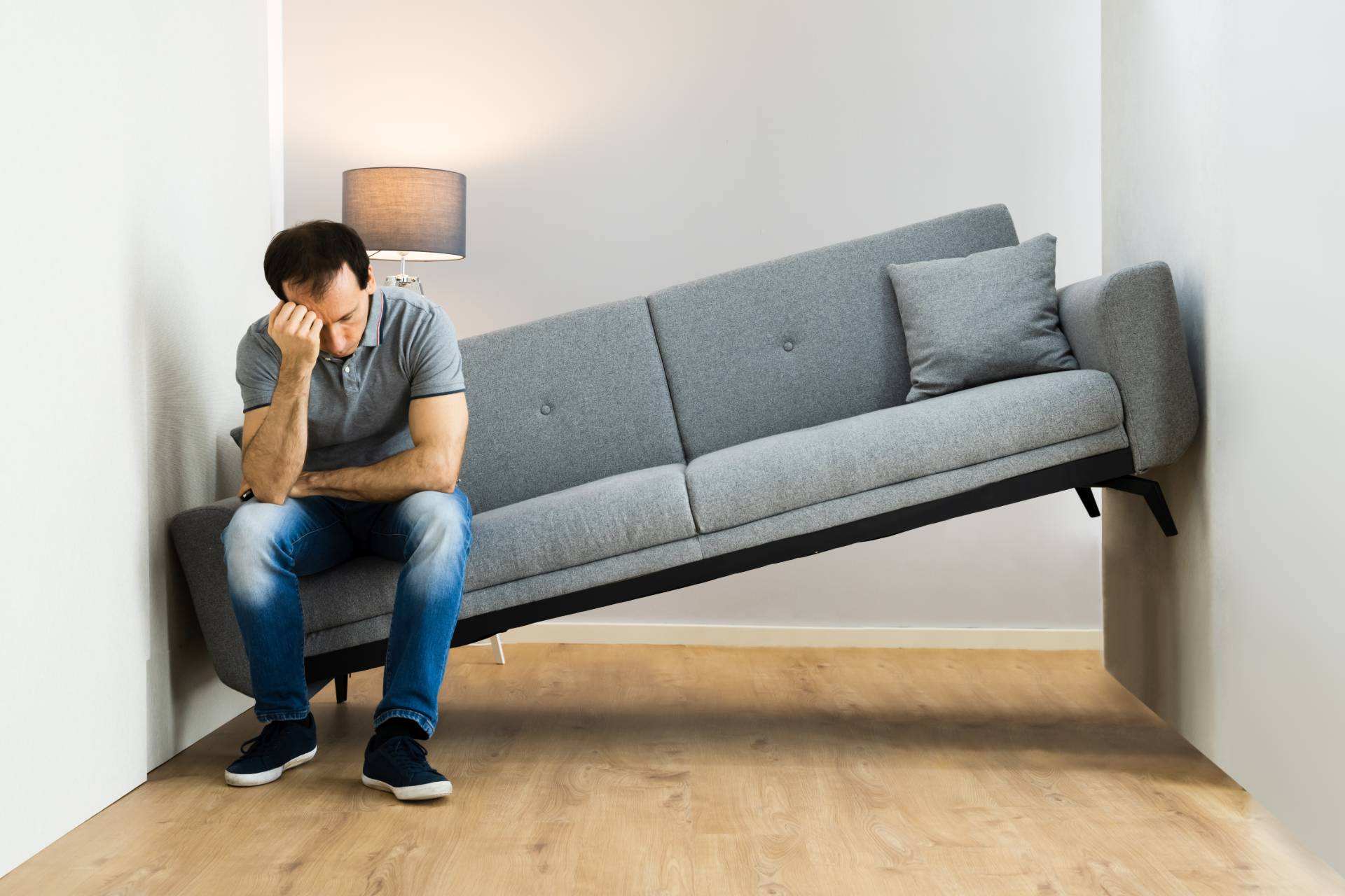 Pi&egrave;ce trop petite pour un divan