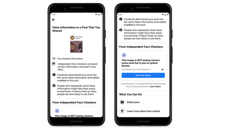 nouvelles notifications am&eacute;lior&eacute;es partage article non fond&eacute;