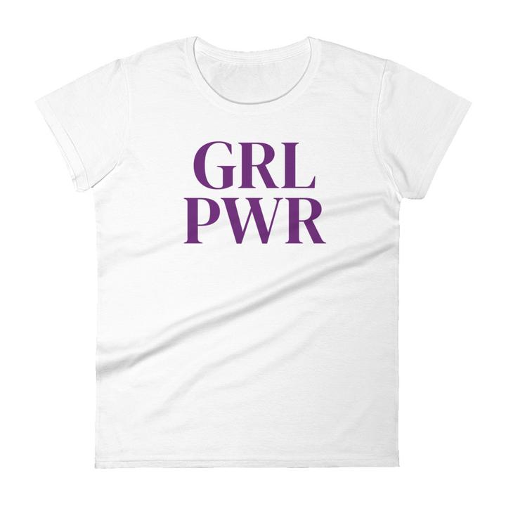 Un t-shirt blanc de la collection girl power