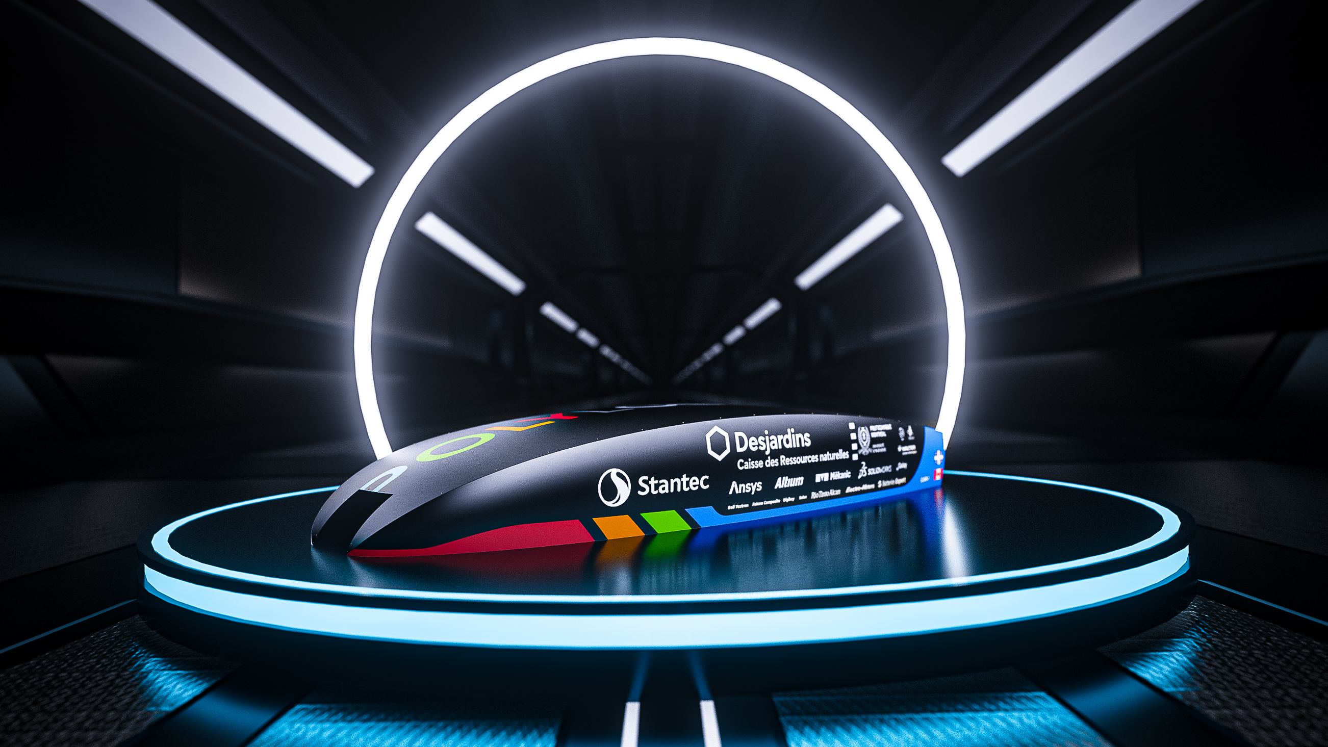 CLARK-1, la première capsule Hyperloop du Québec.