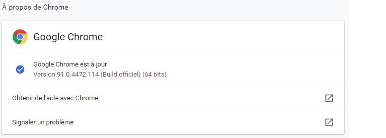 mise &agrave; jour d'urgence t&eacute;l&eacute;charger google chrome