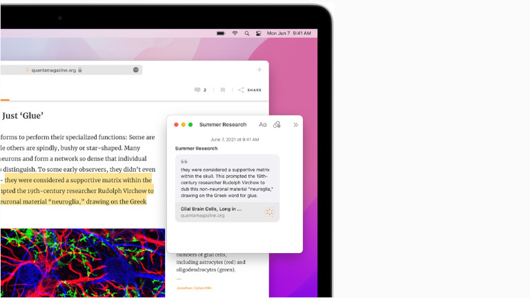 Notes mise &agrave; jour macOS Monterey