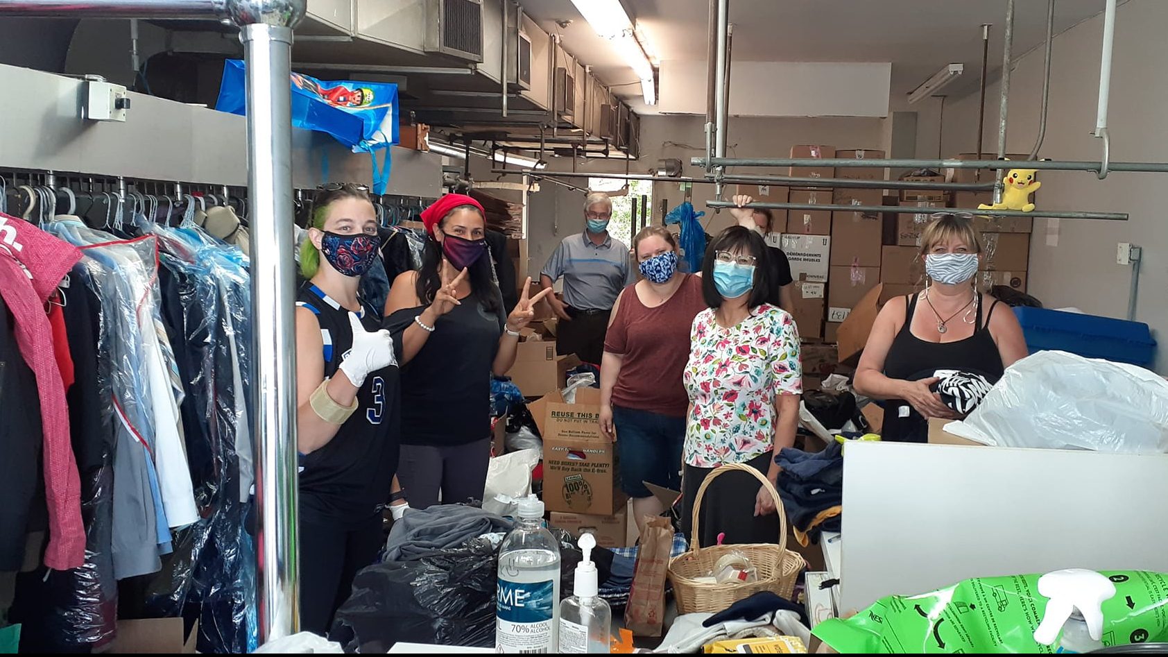 un entrepôt dans l'Ouest-de-l'île