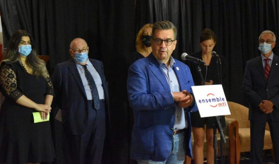 Denis Coderre chef d'Ensemble Montréal