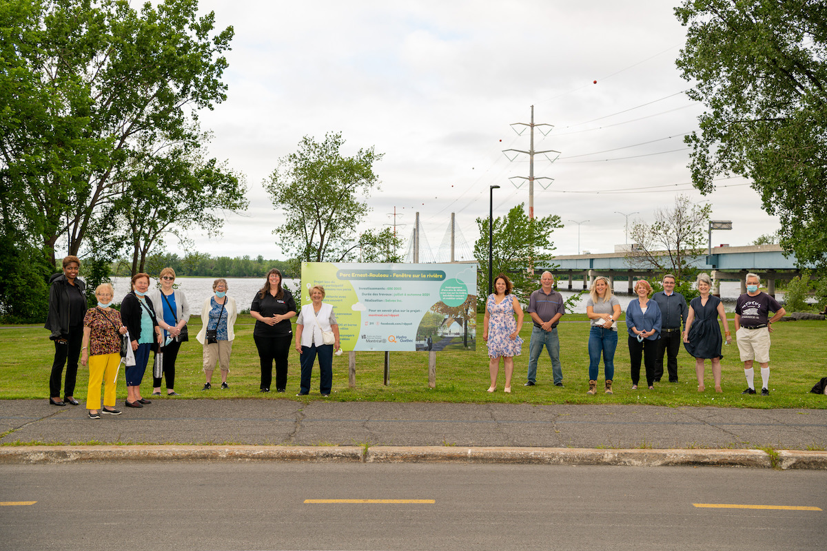 Début des travaux Ernest Rouleau Fenêtre sur rivière