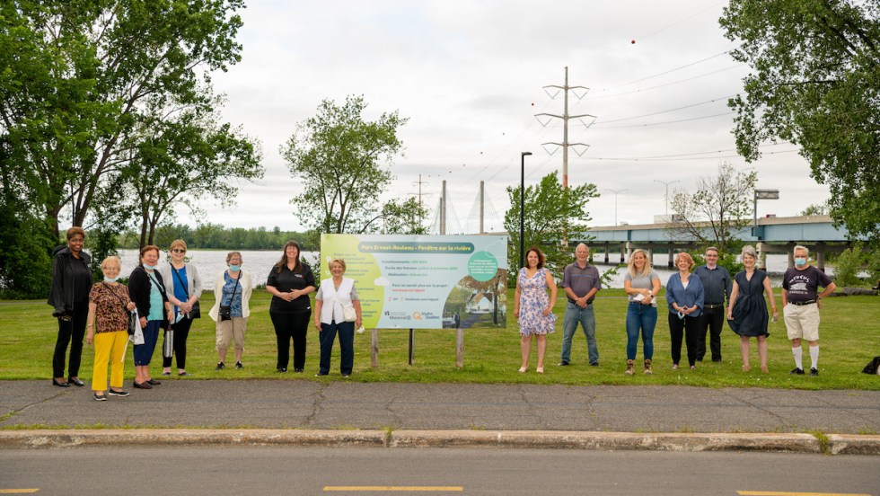 Début des travaux Ernest Rouleau Fenêtre sur rivière