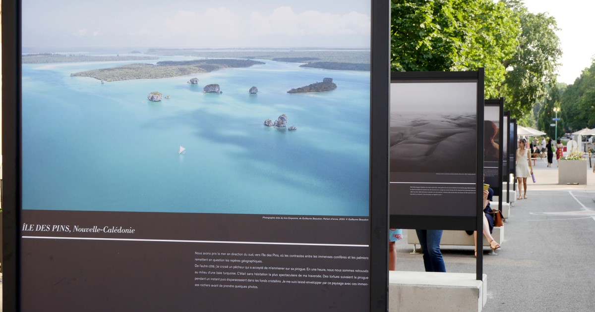 L’exposition Empreinte sur l’Avenue Bernard.