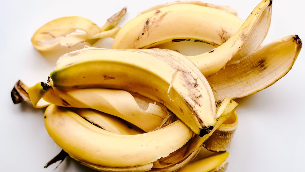 pelures de banane