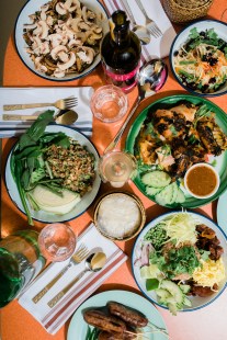 Des plats servis au restaurant Pichai