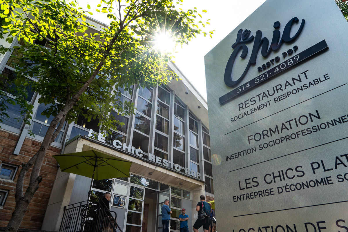 Encan Chic resto pop