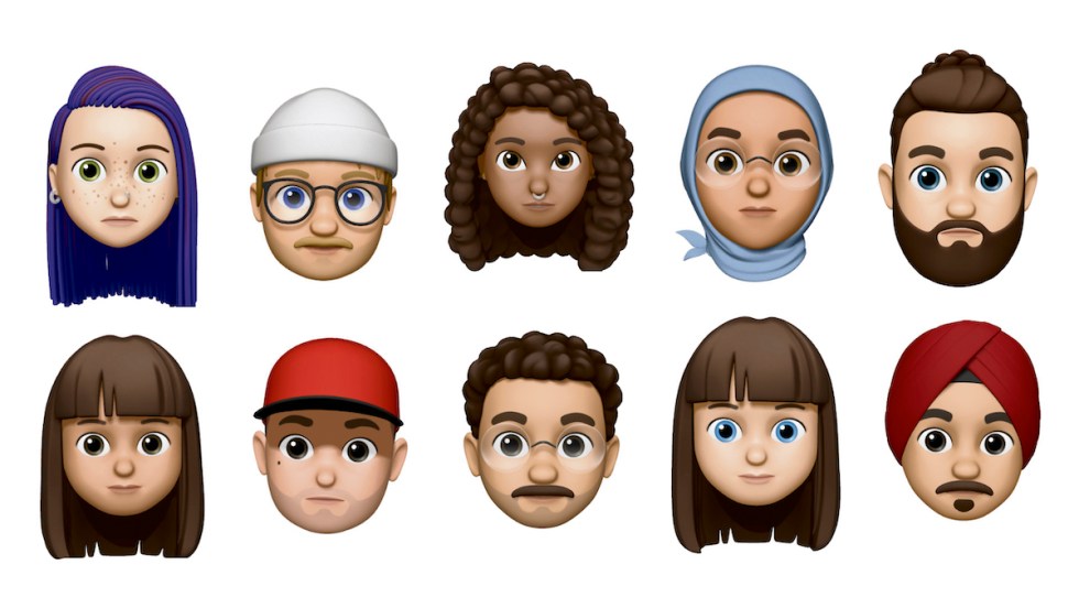 Memojis d'électeurs.