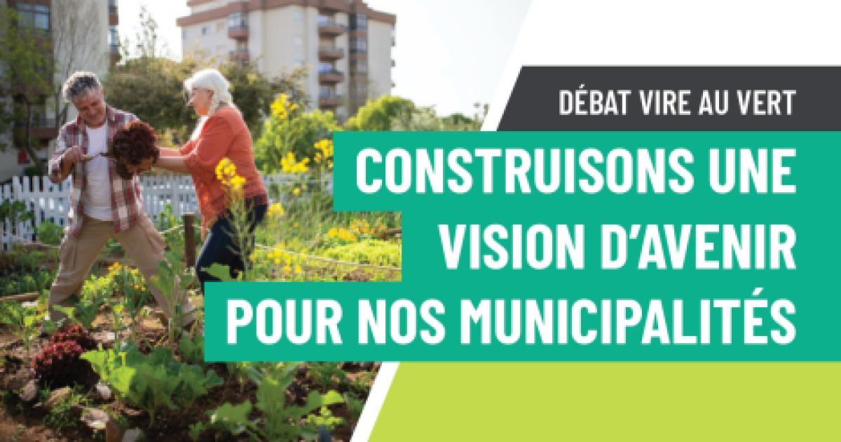 La «Semaine des débats Vire au vert» met en scène des débats sur l'environnement dans les municipalités du Québec.