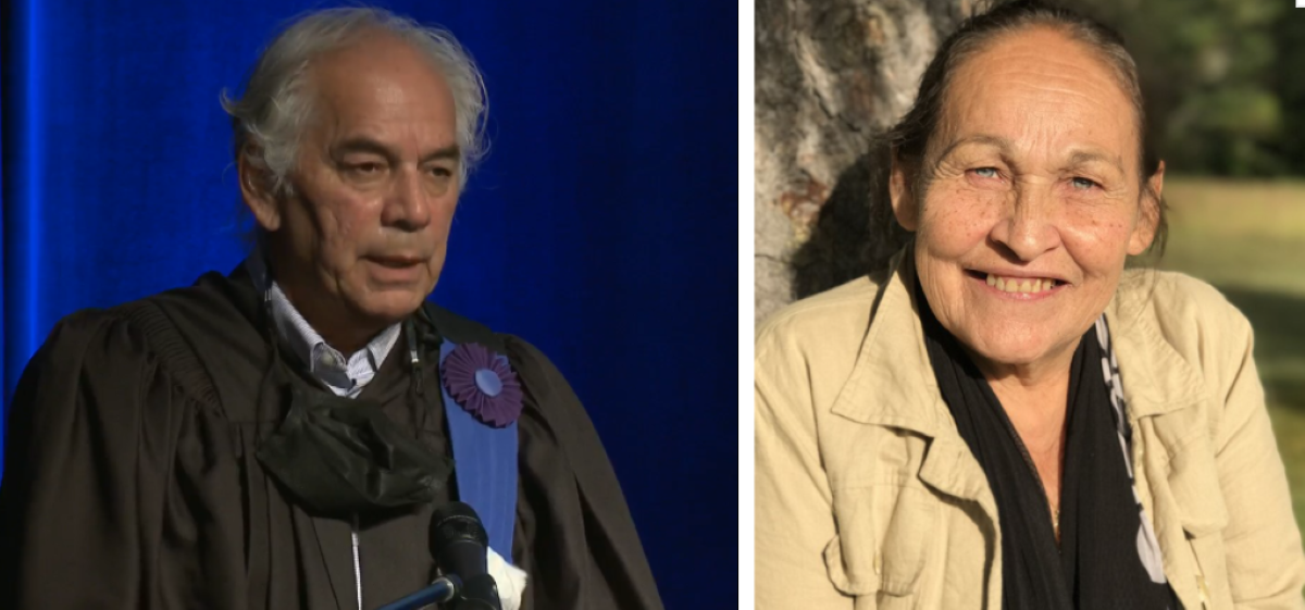 chef de l’Assemblée Ghislain Picard et Joséphine Bacon