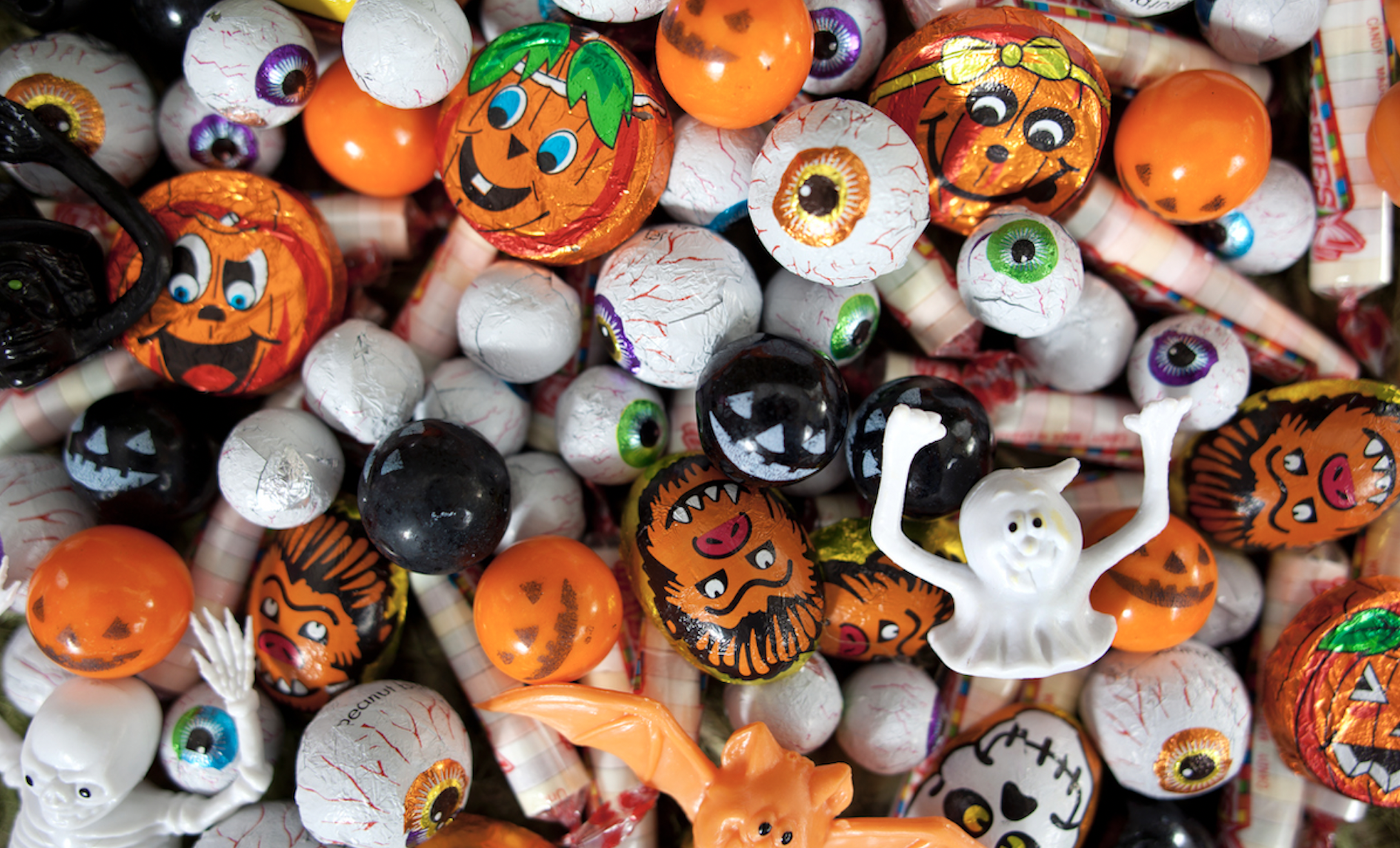 Halloween bonbon, sachet bonbons halloween, bonbon trolli halloween