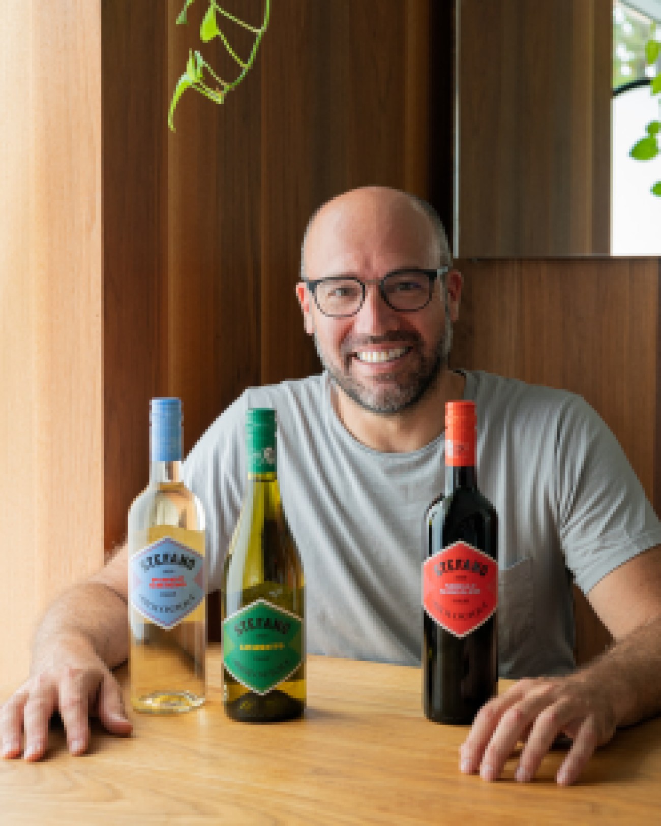 Les trois vins bios de Stefano Faita, maintenant disponibles en épicerie.
