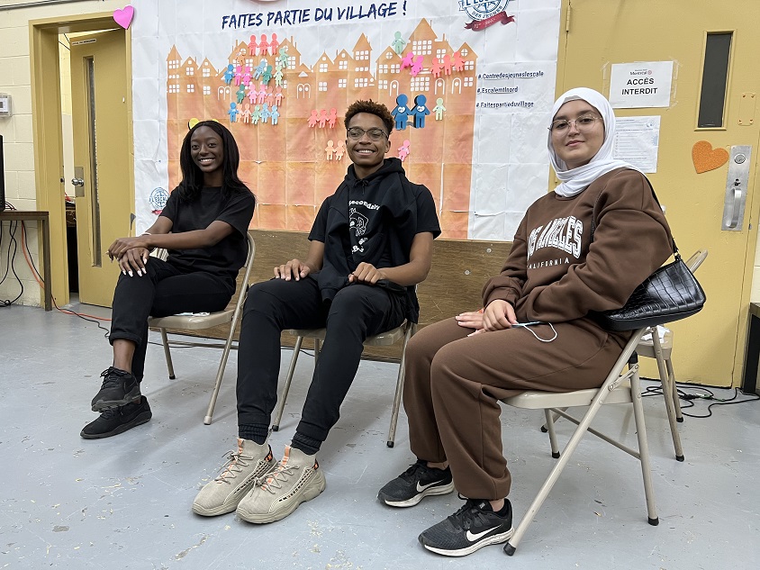 Keimy, Sébastien et Innas.