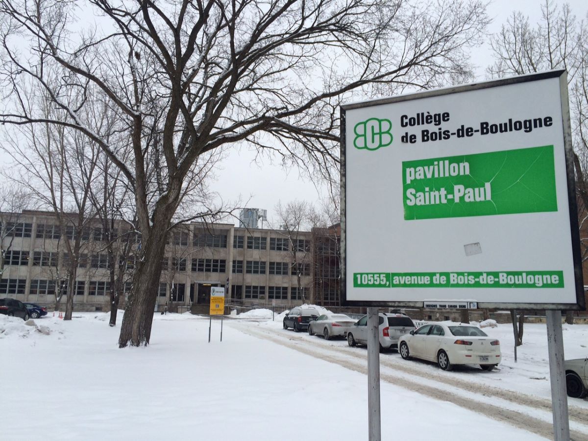 Le bâtiment du Cégep Bois-de-Boulogne
