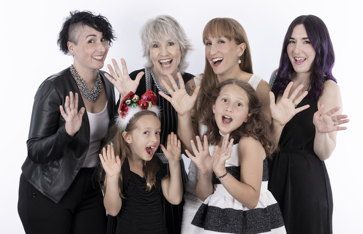 Judi Richards et ses filles