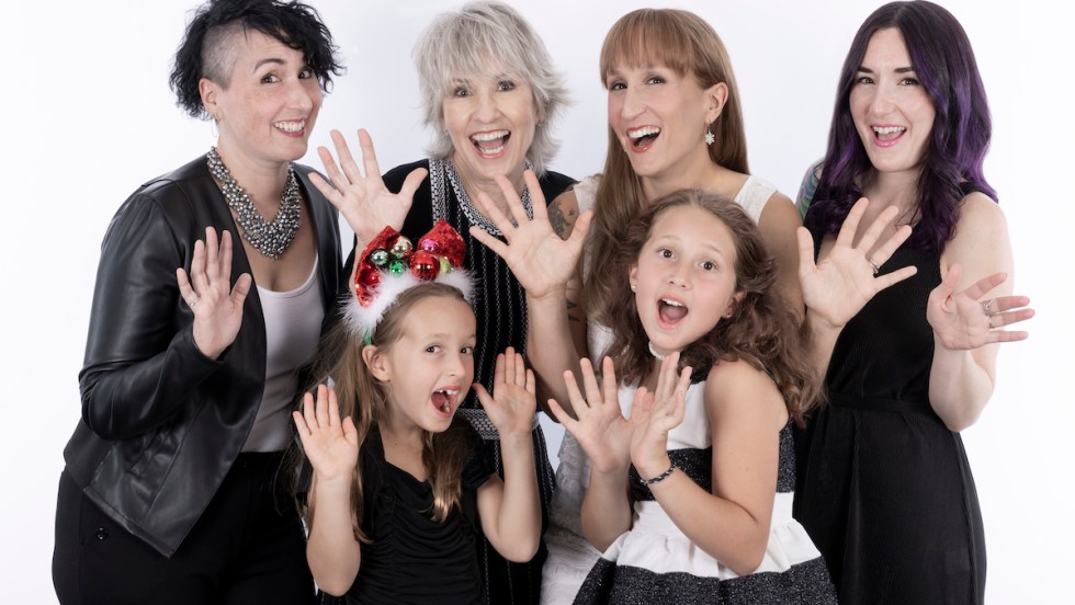 Judi Richards et ses filles