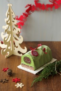 La B&ucirc;che &Eacute;meraude de la p&acirc;tisserie Fous Desserts.