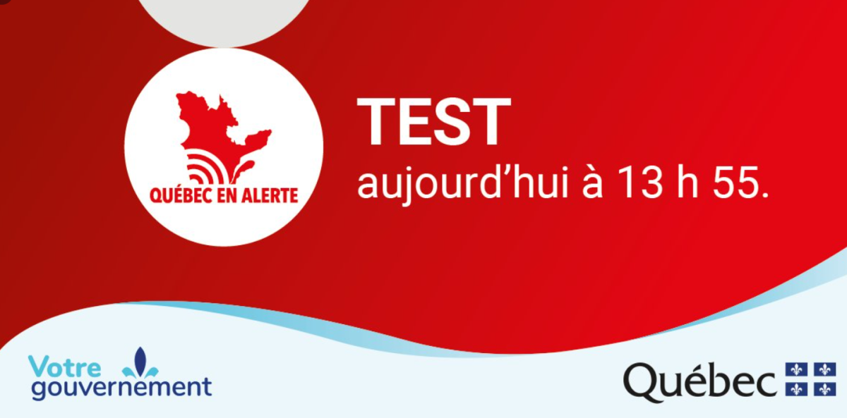 Logo du système Québec en alerte