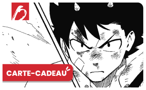 La carte cadeau avec un personnage d'anime de la boutique-caf&eacute; O-Taku Manga Lounge.