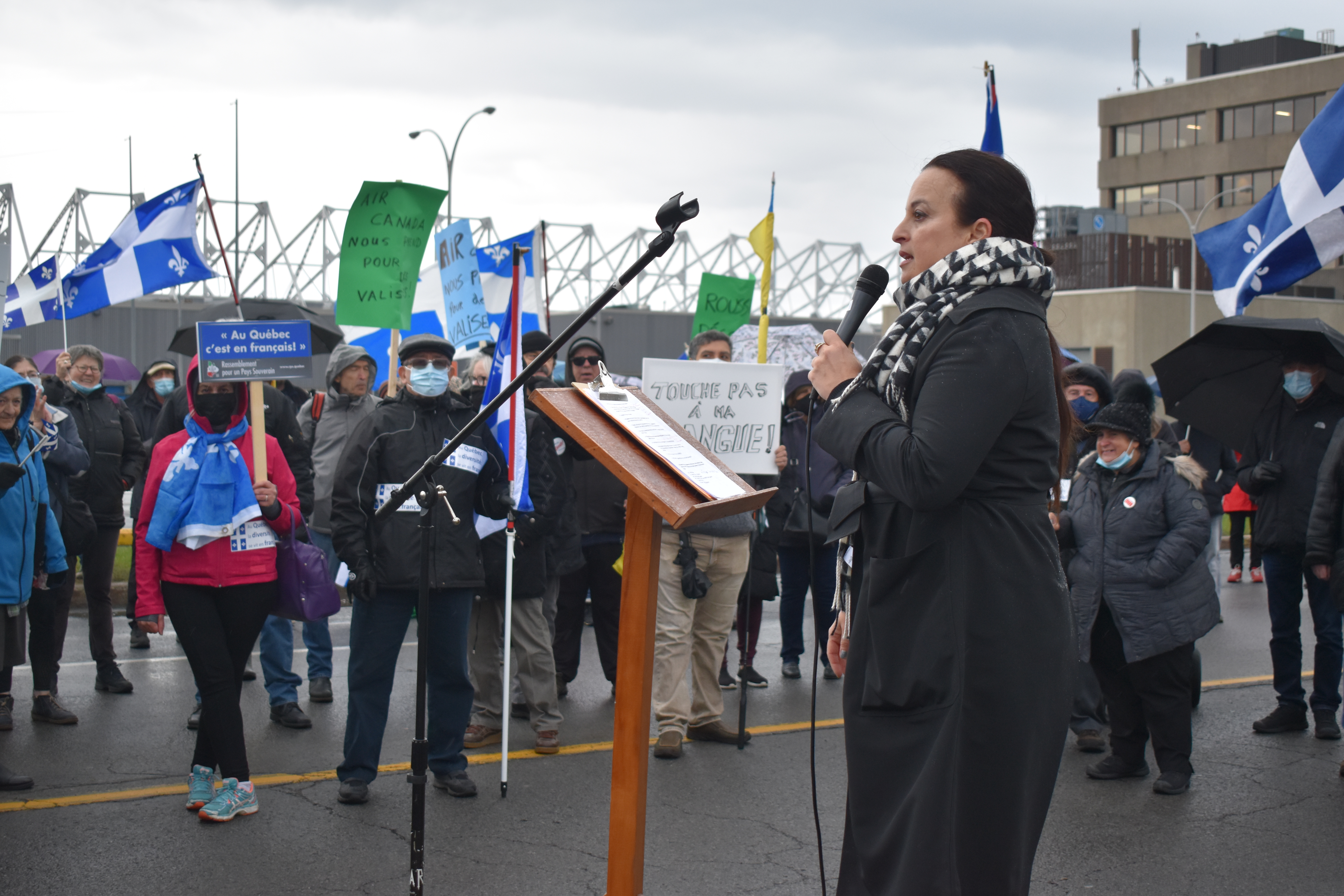 Manifestation Air Canada
