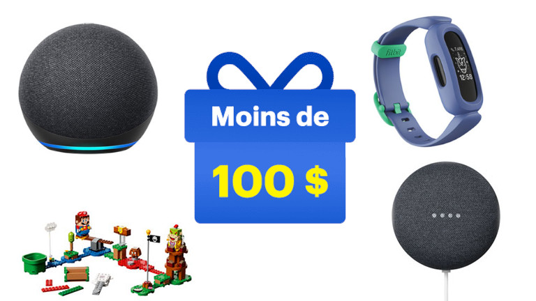 Suggestions de cadeaux technos moins de 100$