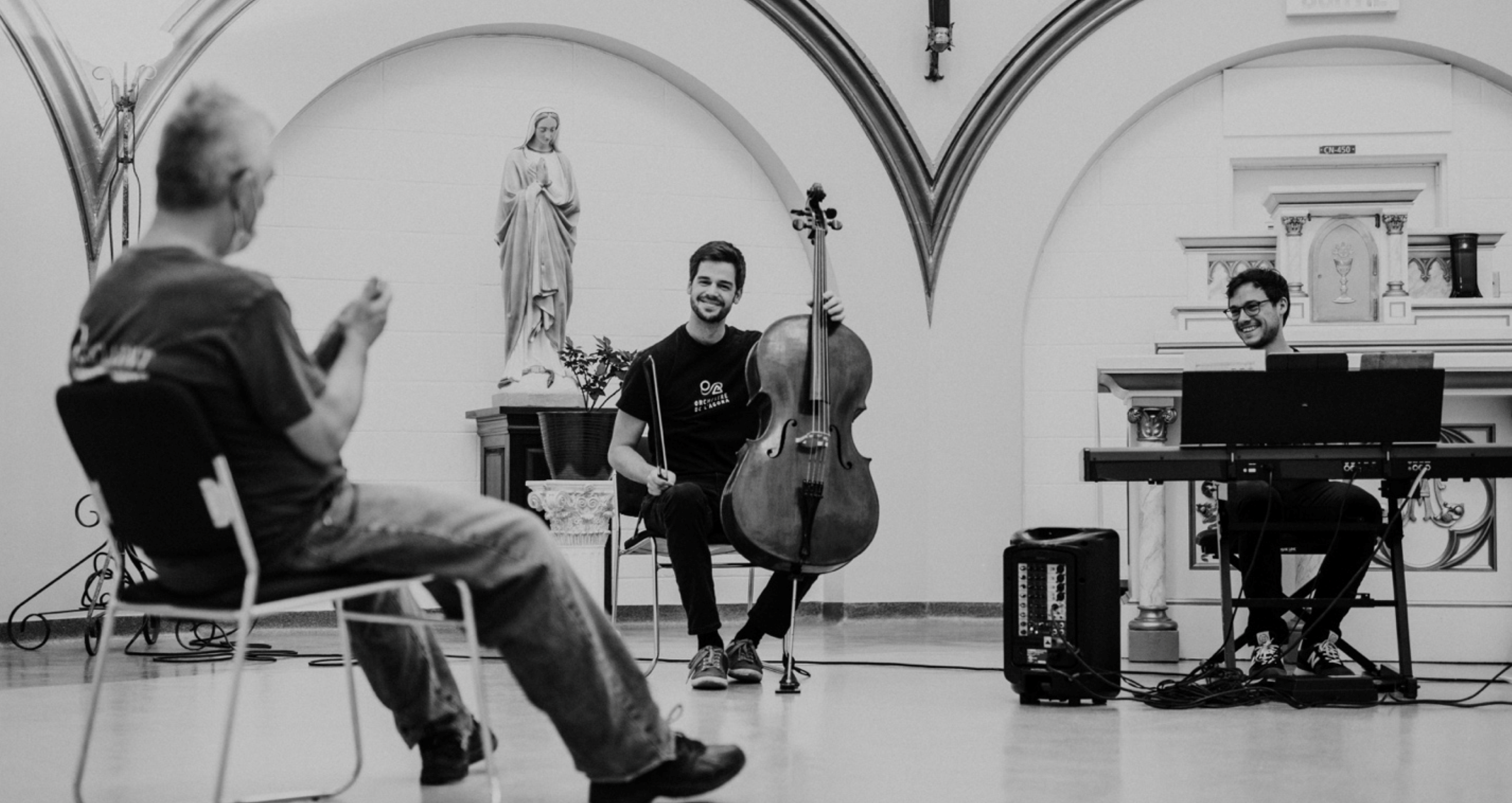 Concert-atelier de l'Orchestre de l'Agora à la prison de Bordeaux