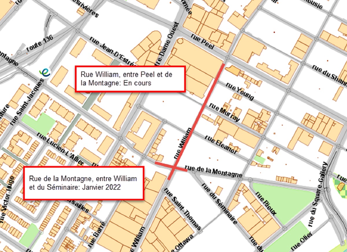 Travaux Griffintown 2022