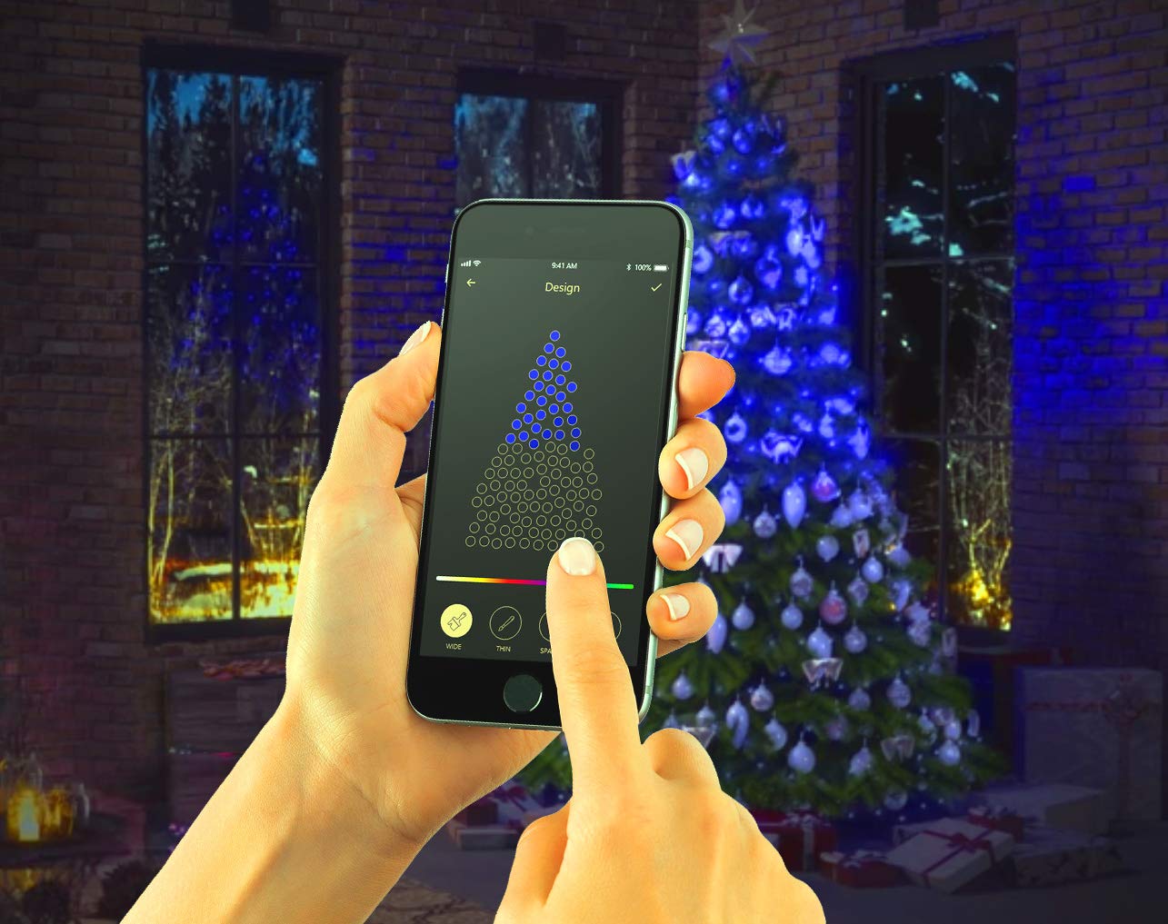 lumi&egrave;res No&euml;l enti&egrave;rement personnalisables Twinkly