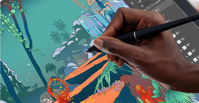 stylet inclut tablette graphique Kamvas 24 Huion