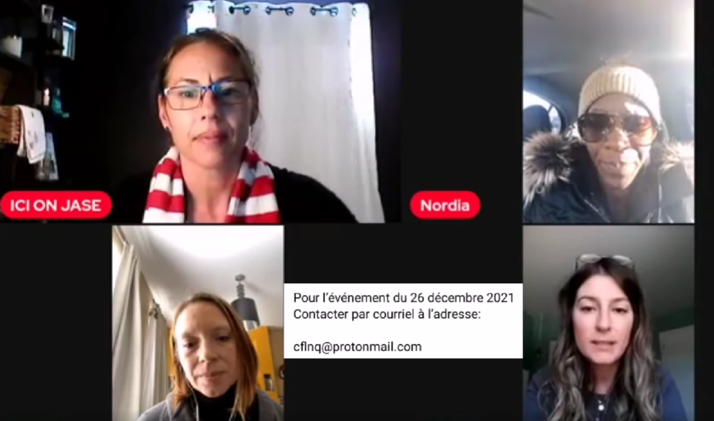 Rencontre virtuelle des Infirmières de première ligne du Canada.