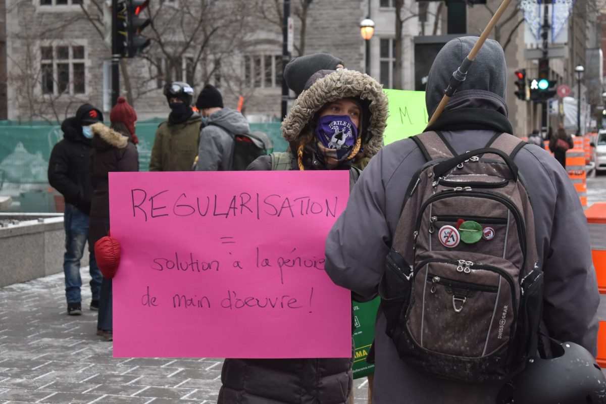 Manifestation sans papiers