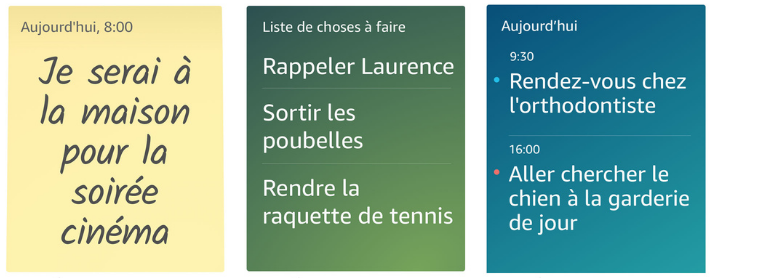 babillard &eacute;lectronique intelligent famille Amazon Echo Show 15