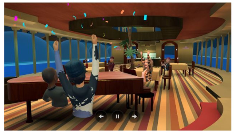 Mark's riverboat jeu virtuel horizon worlds facebook meta