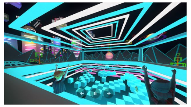 Pixel Plummet jeu virtuelle r&eacute;alit&eacute; horizon worlds