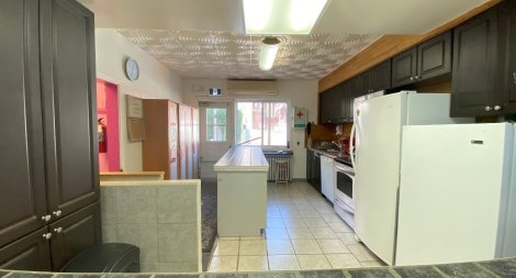 La cuisine du triplex en vente &agrave; Villeray.