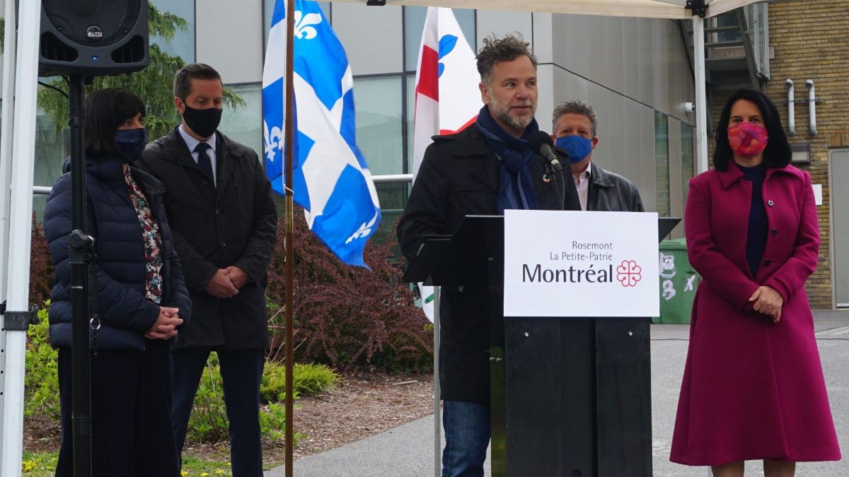 François William Croteau alors qu'il était maire de Rosemont-La Petite-Patrie.