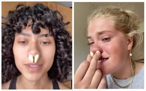 Le #garlicinnose challenge, c'est du grand n'importe quoi!